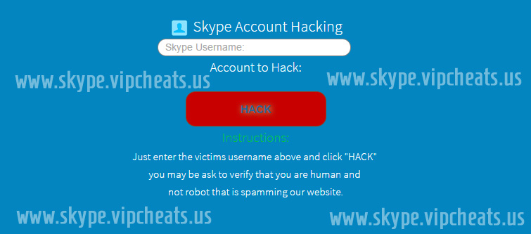 Активатор Skype Account Hacker