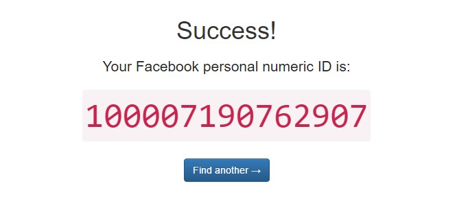 So finden Sie die Facebook ID 2