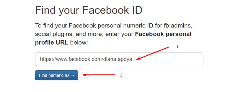 Comment trouver l'identifiant Facebook