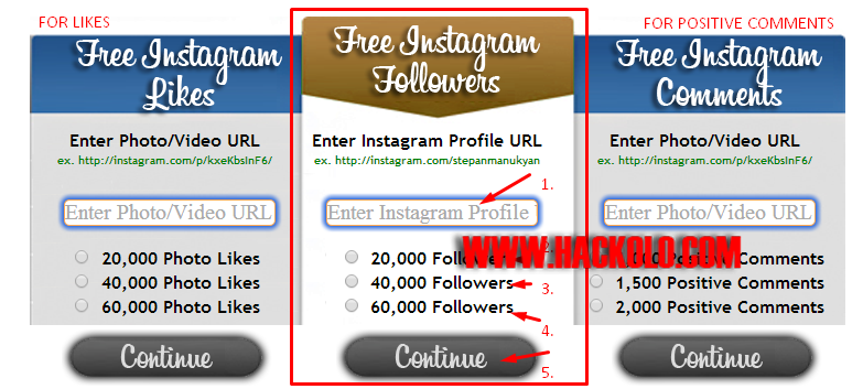 instagram followers hack