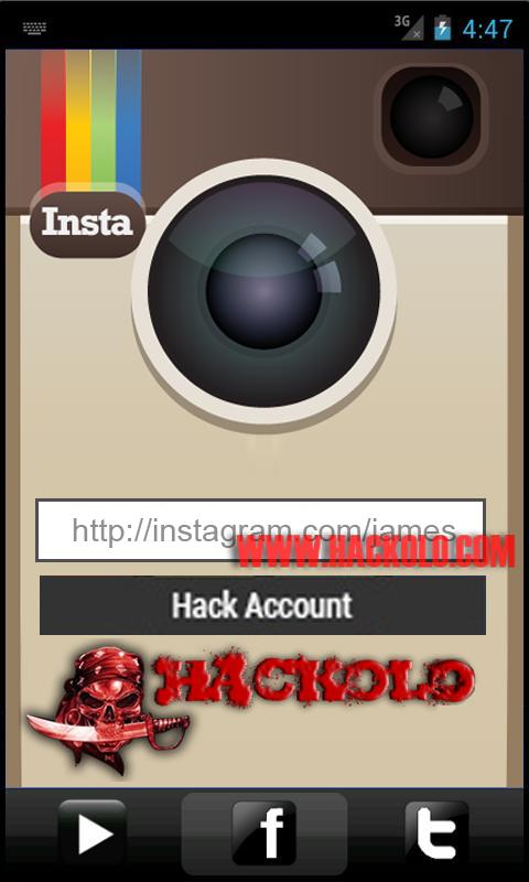 hacker cont instagram Android