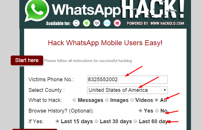 web whatsapp hack online