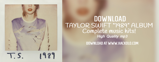 Taylor Swift 1989 Download