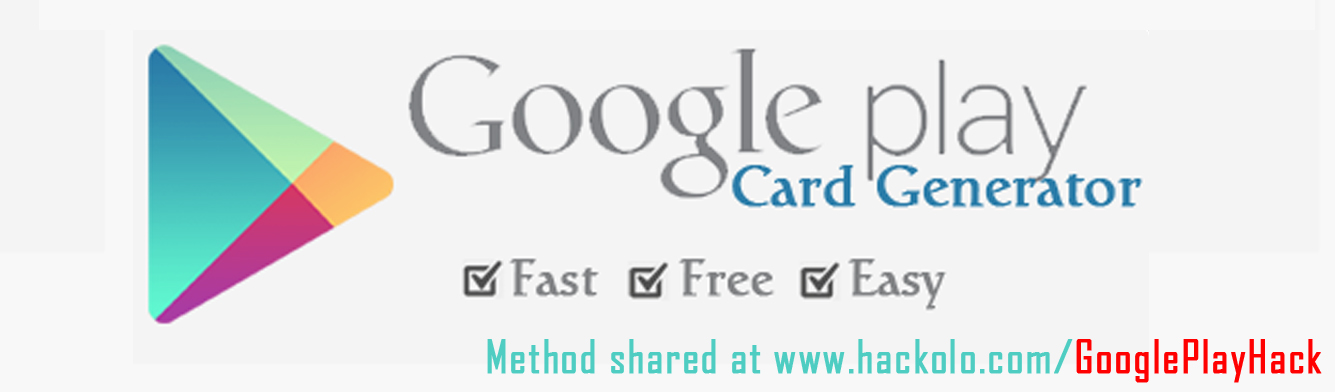 Working Google Play Gift Card Online Code Generator