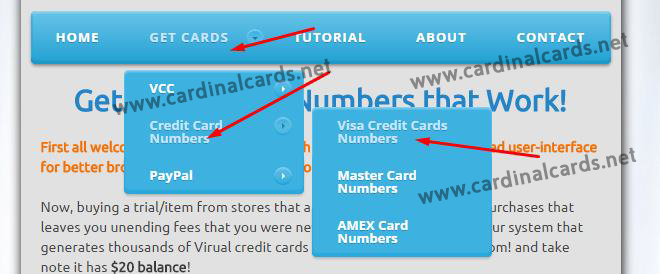 fake credit card numbers that work
