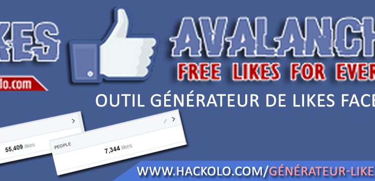 outil générateur de likes Facebook
