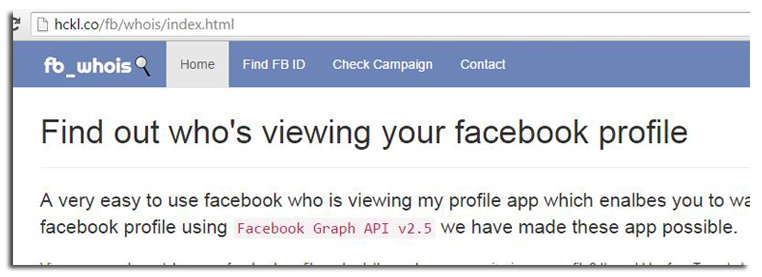 Vizualizator de profil privat FB