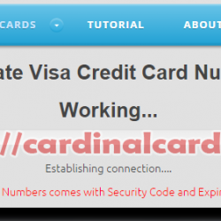 Generate Working Visa Card