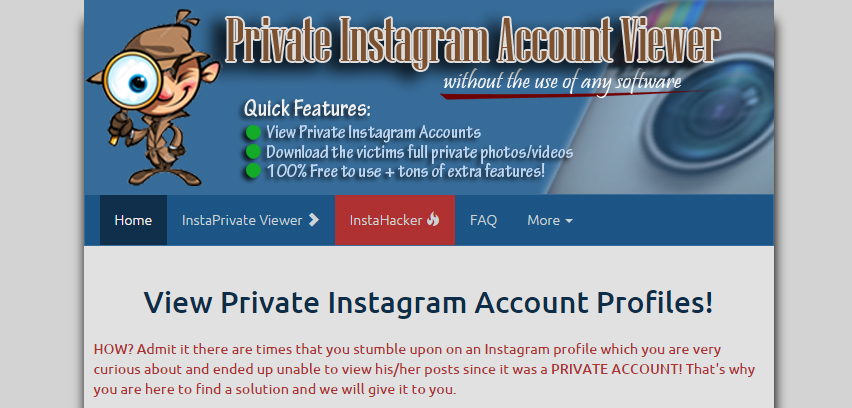 Comment puis-je afficher un profil Instagram privé