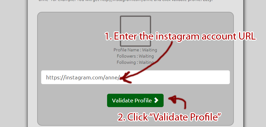 cum se vede un profil instagram privat