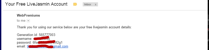 LiveJasmin Account Generator 5
