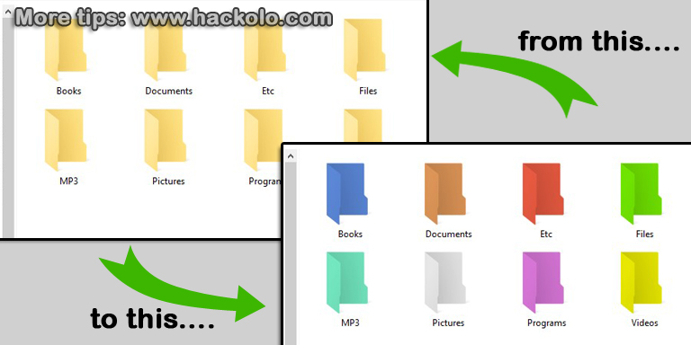Change Folder Color Trick