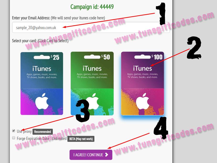 Gratis iTunes-cadeaucodes