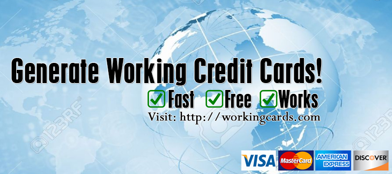 How To Get A Working Credit Card Numbers 2017 With Cvv And Exp Date