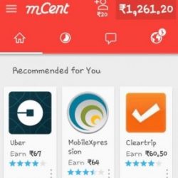 gratis laden met de mcent-app