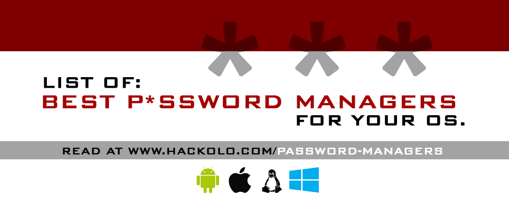 Best Password Managers for your OS