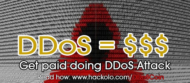 Get paid doing DDos Attack