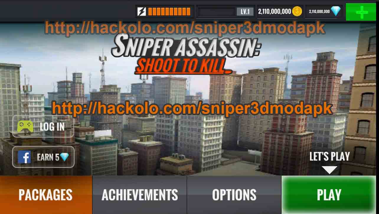 Sniper 3D Assassin Gun Shooter Mod Apk Hackolo