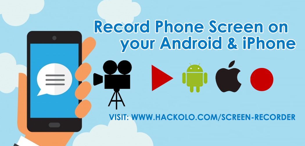 Android and iOS app to record screen video