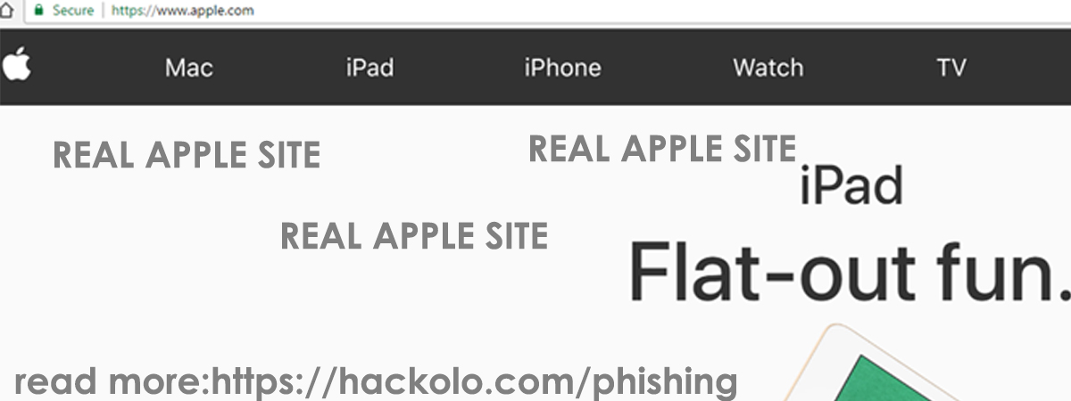 Real Apple Website