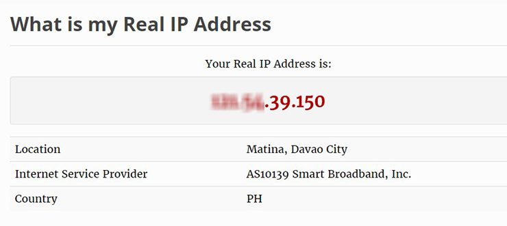 How to know your real ip address