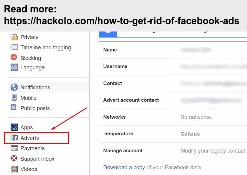 Cum se elimină anunțurile din aplicația Facebook
