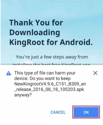 Rooter un téléphone Android sans PC avec KingRoot