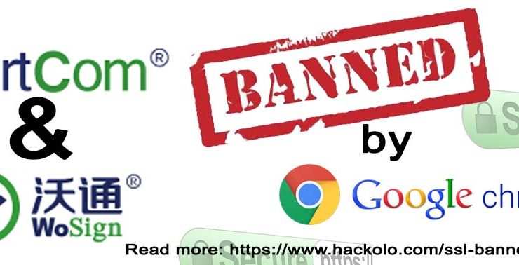 Principales empresas de certificados SSL prohibidas por Google