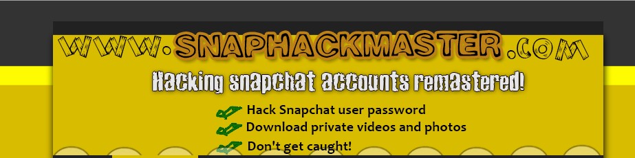 Snaphackmaster pirater les comptes Snapchat