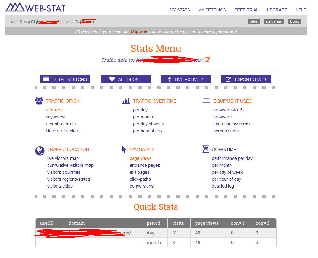 WEB-STAT Traffic Monitor