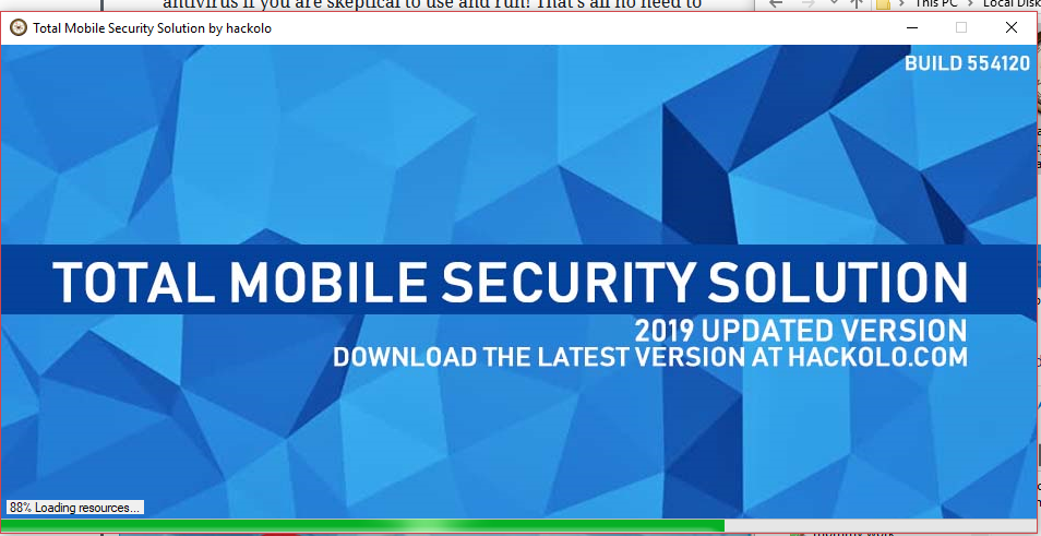 Total Mobile Security 2019 Hackolo aktualisiert