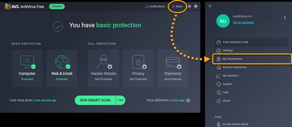 avg internet security 2020 key - how to activate