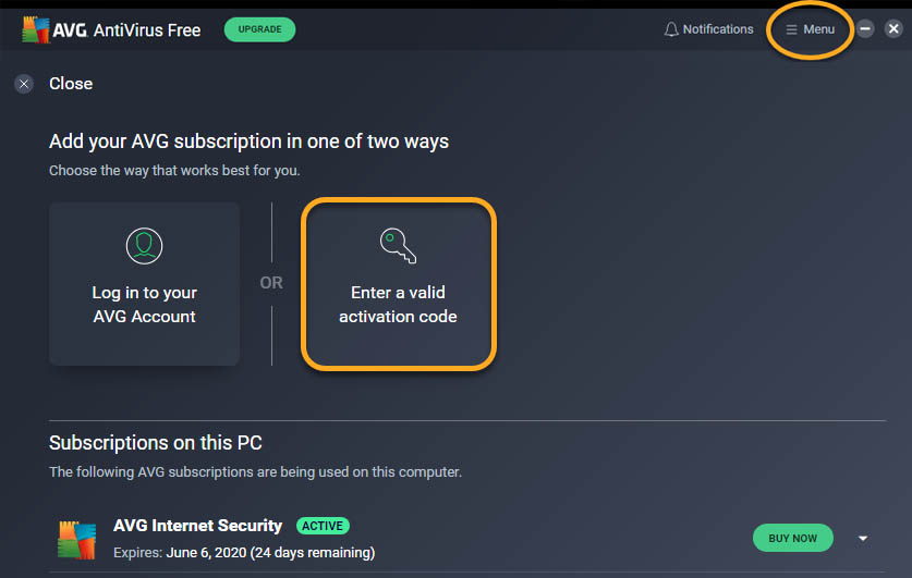 avg internet security 2020 key - how to activate 2
