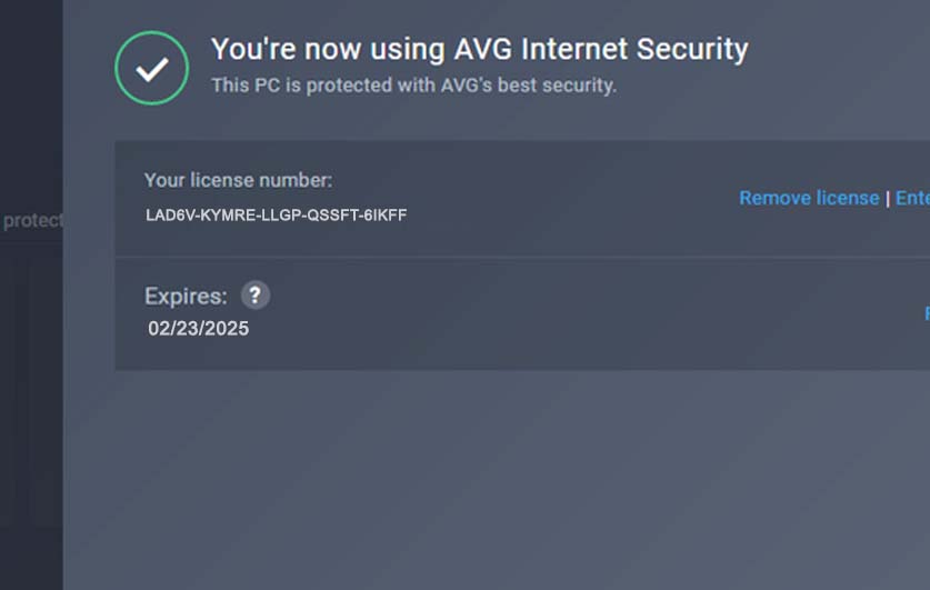 avg internet security 2020 key - how to activate 4