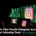 Trick To View Private Instagram Accounts without Following Them