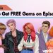 How to get free gems on episode